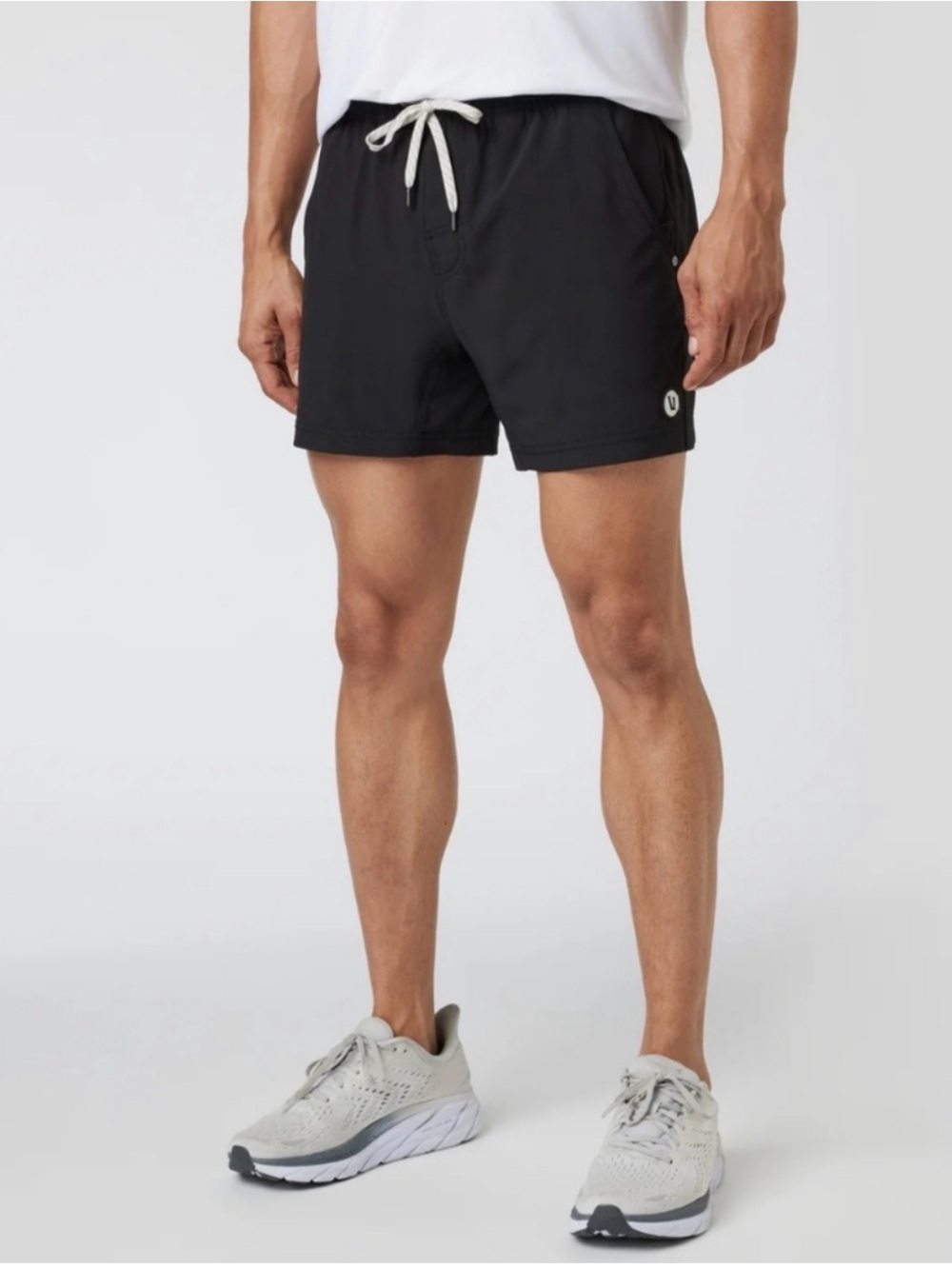 Vuori Men’s Kore Lined Shorts Black Athletic Gym Running Shorts XS - Picture 2 of 13